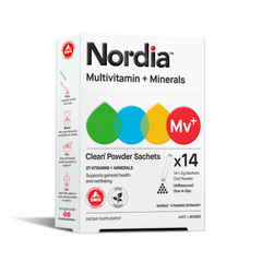Nordia Multivitamin and Minerals Immunity Dietary Supplement 14 Sachets