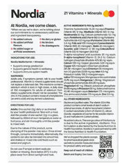 Nordia Multivitamin and Minerals Immunity Dietary Supplement 14 Sachets