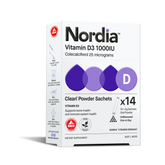 Nordia | Vitamin D3 | 1000IU, 14 Pack | Dietary Supplement | Supports bone health and immune system health