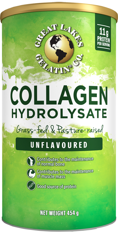 Great Lakes Collagen Hydrolysate 454g 454g of collagen,454g unflavoured collagen,collagen,grass fed &pasture raised collagen,grass fed collagen,great lakes,great lakes collagen,hydrolysate collagen,issues,pasture raised collagen,unflavoured collagen,unfla