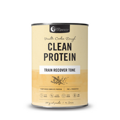Nutra Organics Clean Protein Vanilla Cookie Dough 500 gm clean protein,issues,nutraorganics