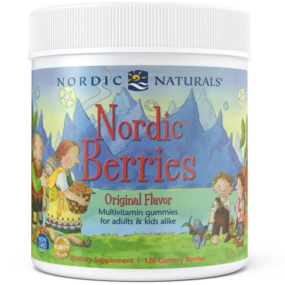 Nordic Naturals Nordic Berries Multivitamin Cherry Berry 120 chews gummies,issues,multivitamin chews,nordic berry,Nordic naturals
