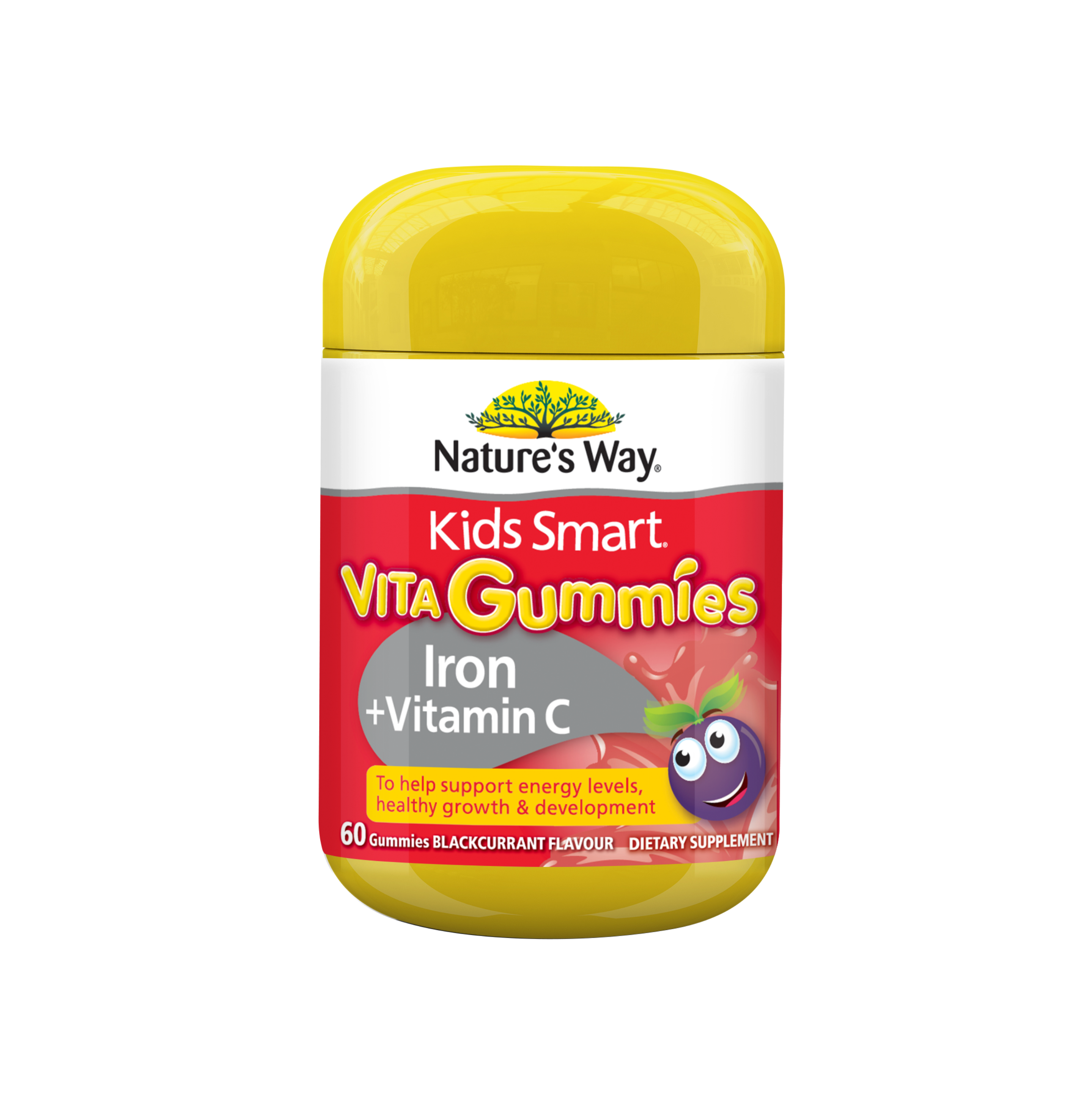 Nature's Way Kids Smart Vita Gummies Iron + Vit C 60s