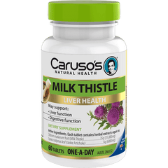 Caruso's Milk Thistle 60 Tablets - Herbal Therapeutics Caruso's Milk Thistle 60 Tablets - Herbal Therapeutics,issues