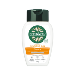 Dermaveen Sensitive Sun SPF50+ Moisturising UVB + UVA Sunscreen cetaphil,Christmas gift,christmas sale,dermaveen,dry skin,dry skin body wash,dry skineczema,issues,itchy dry skin,qv dry skin,sun screen,sunscreen
