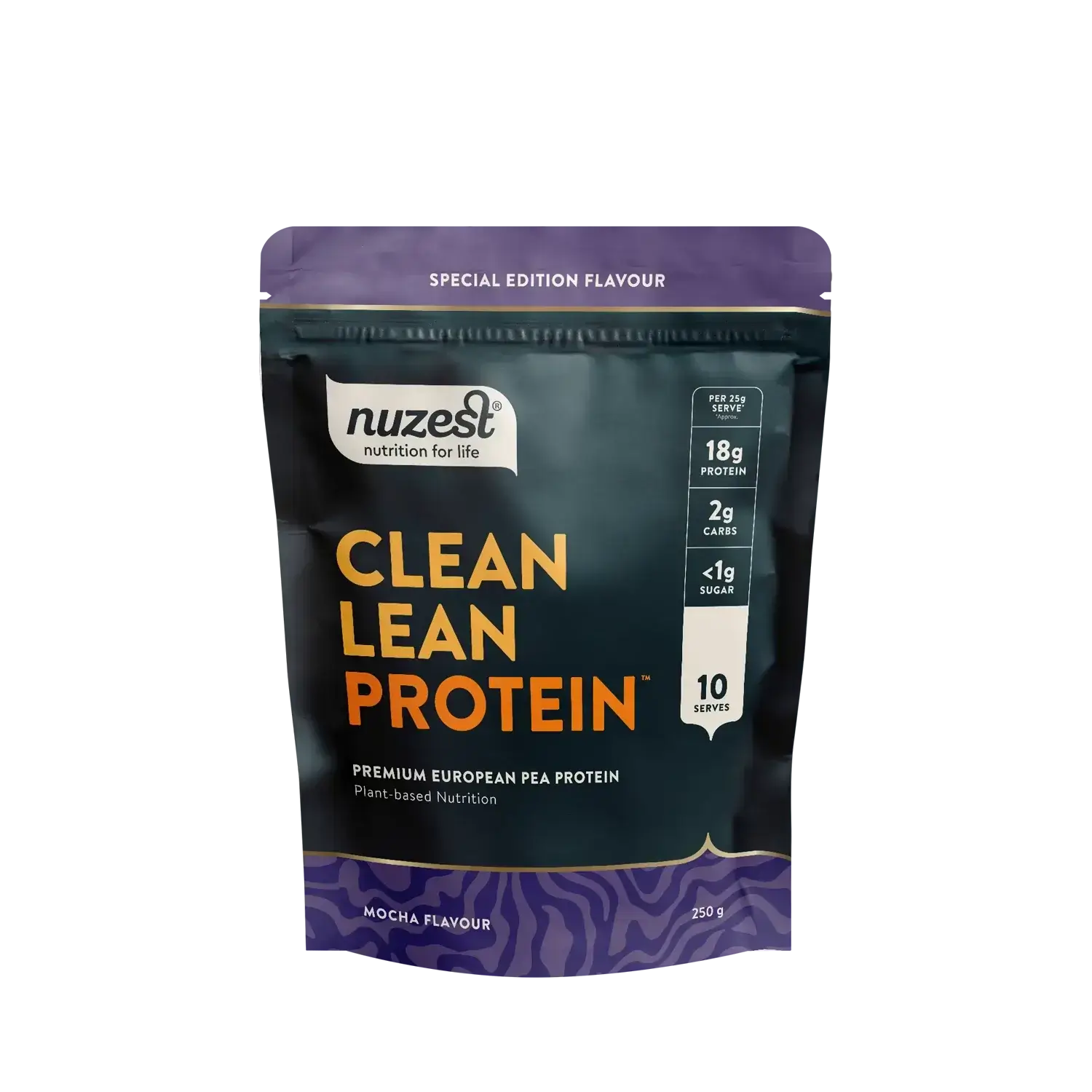 Nuzest Clean Lean Protein 250gm Mocha Flavour Pouch 100% pure,clean lean,issues,nuzest,nuzest clean clean sachets,nuzest clean lean,optifast,protein,pure protein,weight,weight loss,weight loss programme,weight management,weight reducer,weight reduction