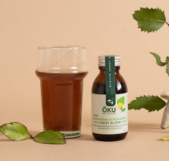 Adult's Chest Elixir - Kūmarahou and Kawakawa Adult's Chest Elixir,Clear Breathing,issues,kawakawa,Kūmarahou,OKU Chest & Throat Formula,supporting clear airways