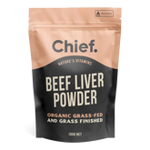 Chief Nutrition Organic Beef Liver Powder Immune Support Natural Iron Source Beef Liver Powder 180 g