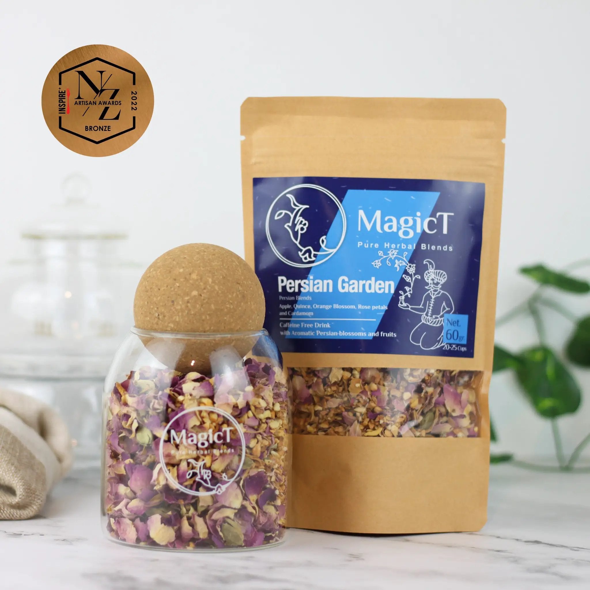 MagicT Persian Garden Herbal Tea Caffeine Free Floral Relaxation Herbal Tea