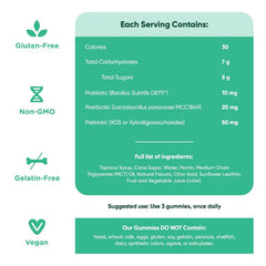 GOLI GUMMY - Pre, Post & Pro Biotic Balanced Gut,digestive health,immune support,issues,Pre-Post-Probiotic Gummies