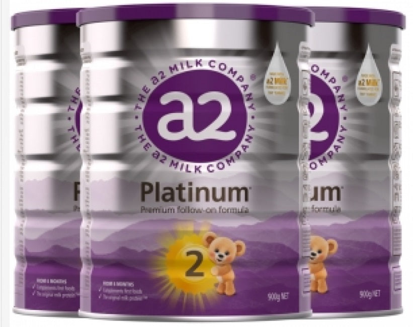 A2 PLATINUM Platinum high-end infant formula milk powder 2 sections (new version) 3 cans per box demineralised whey powder,Infant Milk Powder,issues,lactose,Milk solids,naturally produce milk,whey protein concentrate,whole milk