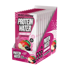 Muscle Nation PROTEIN WATER - Box of 10 Single Serve Sachets clear protein water supplement,collagen,electrolytes,issues,milky protein shake,Muscle Nation Protein Water,protein,protein shake,Protein Water,Refreshing Flavour,Shake,Slushie,Smoothie,thirst d