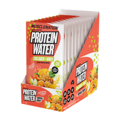 Muscle Nation PROTEIN WATER - Box of 10 Single Serve Sachets
