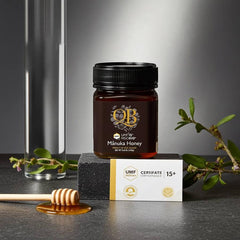 QB Manuka Honey UMF 15 Plus High Grade Immune Support Honey 250g