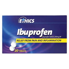 Ethics Ibuprofen Tablets 200mg 20 Pack