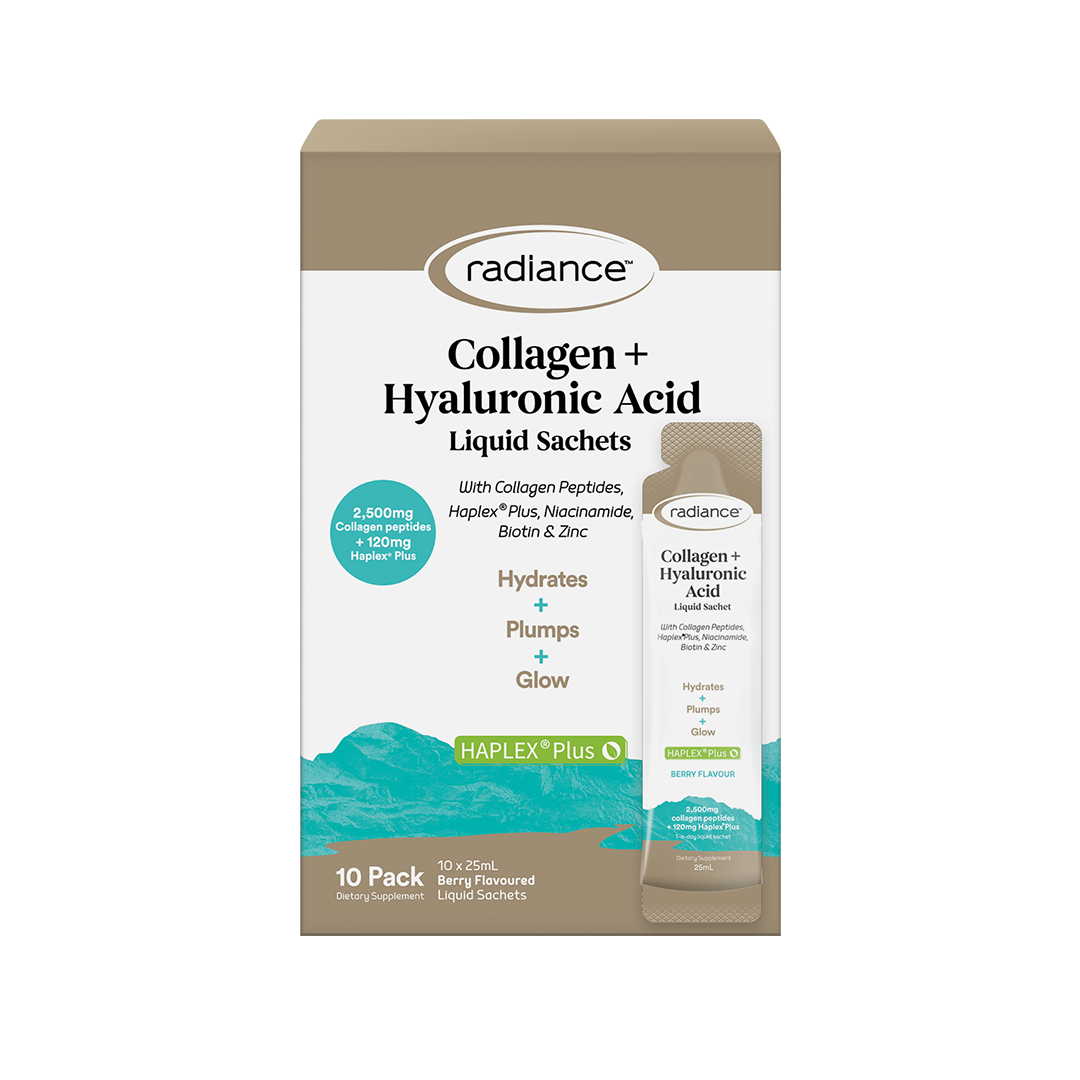 Radiance Collagen + Hyaluronic Acid Liquid Sachets 10x25ml