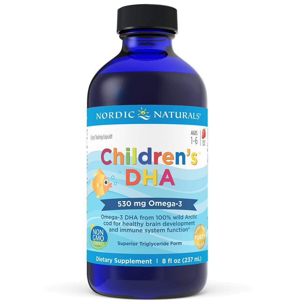 Nordic Naturals Children's DHA Liquid Strawberry 237ml children DHA,daily vitamins,essential vitamins,Fitness,issues,Multi vitamins,multivitamins,nordic naturals,Now Vitamins,nutrition,nutrition for kids,nutritional support,vitamins,vitamins and minerals,