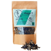 MagicT Just Relax 20g antioxidant,antioxidant blend,CALM BODY AND MIND RELAXATION,Cardamom,Chamomile,Cinnamon,Digestive support,dried ginger root,Easy Digest tea,feeling calm,feeling calm and happy,Ginger,Ginger and Cinnamon,google,gorgeous purple flowers