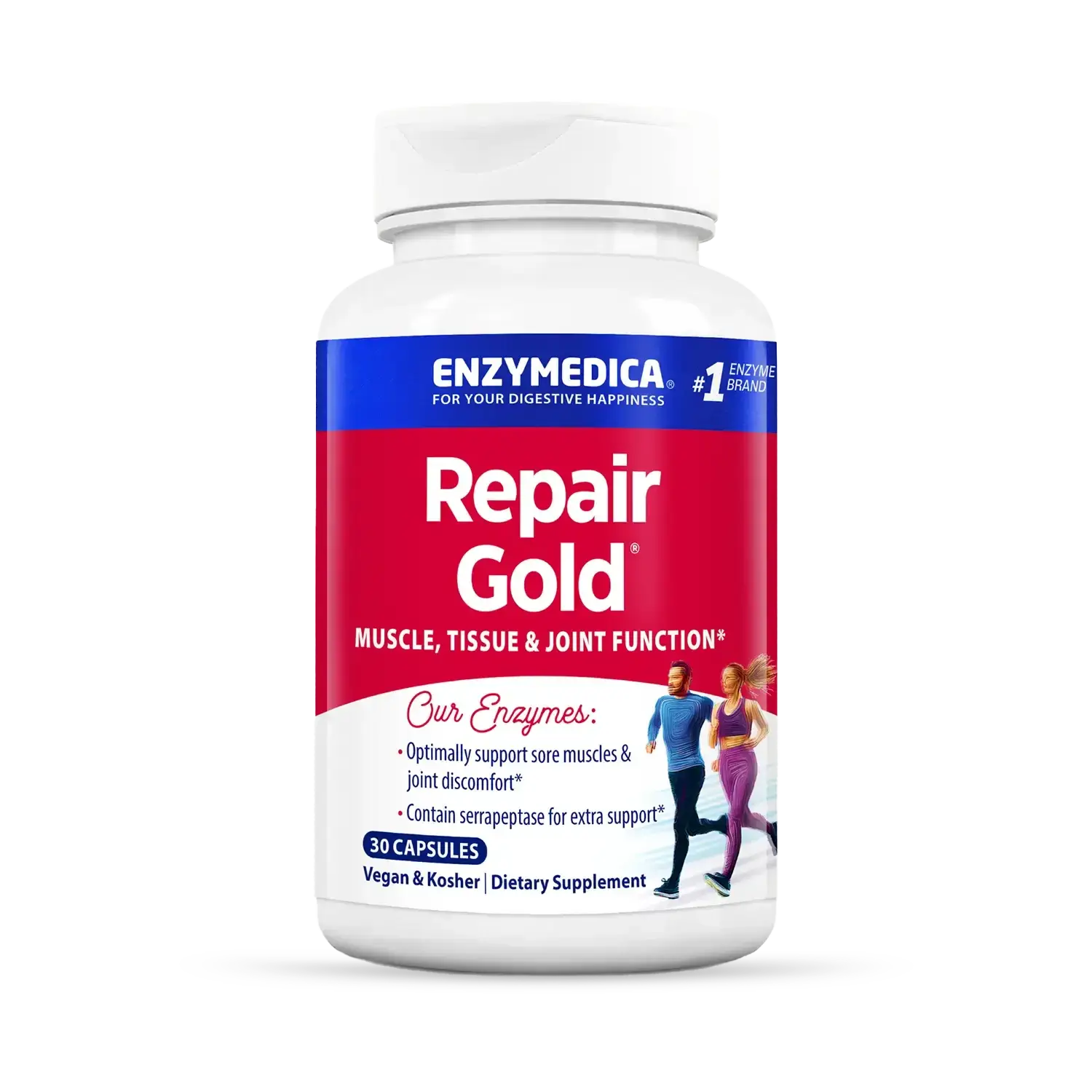 Enzymedica Repair Gold™ 30 Capsules | Systemic Enzyme Tissue Repair Formula