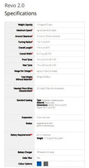 Pride Revo Mobility Scooter 4 Wheel Foldable Travel Scooter,400 lbs. weight capacity,52" turning radius,Comfort-Trac front and rear suspension,Durable and stylish rear bumper:,Easily accessible tie-down points (for transport of unoccupied scooter,Easy-to-