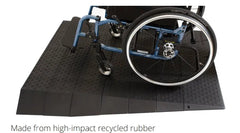 Pride Rubber Threshold Ramp hidden dovetail locking system,home accessibility solution Ramp,indoors or outdoors Ramp,issues,modular design Ramps,Pride Mobility Ramp,Pride Rubber Threshold Ramp,Ramp Rise,Rubber Threshold Ramp,Slip resistant Ramp,Threshold