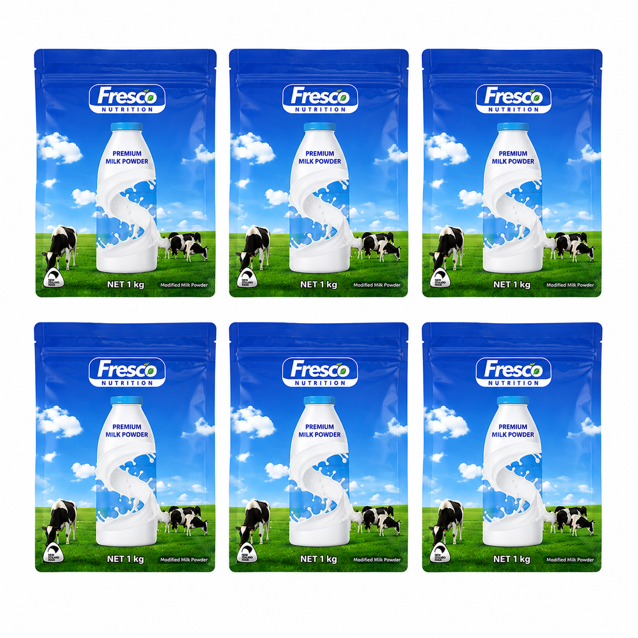 Fresco Whole Milk Powder 1kg x6 Bags