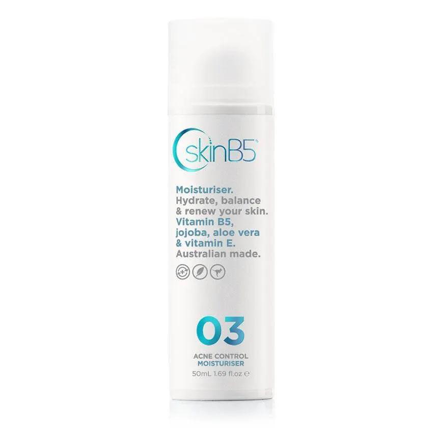 Skin B5 Acne Control Moisturiser 50ml Combination Skin,cracked skin,dry skin,dry skin cream,Dry Skin Gel,dry skin wash,healthy skin,Hydrating Skin Care,issues,itchy dry skin,itchy skin,Moisturising Skin Care,Natural skin care,premature skin,sensitive skin
