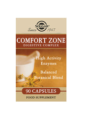 Solgar Comfort Zone Digestive Complex 90 vegetable capsules artemis digestive ease,digestive,digestive enzymes,digestive health,issues,lifestream digestive enzymes,solgar,solgar comfort zone,solgar digestive complex,Solgar nz