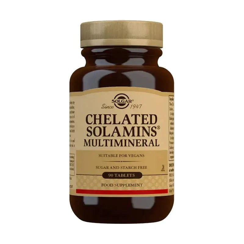 Solgar Chelated Solamins Multimineral 90 tablets Antioxidants Energy Minerals Vitamins,daily vitamins,issues,Multi vitamins,multivitamins,Solgar cheated,Solgar cheated solamin,Solgar cheated solamins,vitamins,vitamins and minerals,Vitamins and Supplements