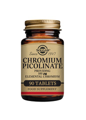 Solgar Chromium Picolinate 100mcg 90 tablets - DominionRoadPharmacy