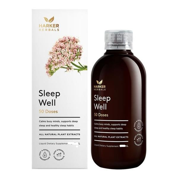 Harker Herbals Sleep Well 200ml - Natural Sleep Support Harker Herbals Sleep Well,herbal sleep remedy,natural sleep support,optimized,sleep aid