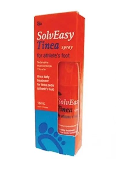 SOLVEASY TINEA SPRAY 16ML Athlete Foot,Effective Cream,fight infection,google,issues,SolvEasy Tinea Spray