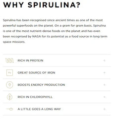 Tropeaka Spirulina (100g) A rich,aromatic,B2,B6,finest organic spices,healthy chlorophyll,issues,Latte Powder,lifestream spirulina performance,organic Superfood,organic turmeric,seductively rich in exotic flavours,soothing drink,spirulina,Tropeaka Spiruli