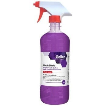 Geller Hospital Grade Disinfectant/Surface Sanitiser disinfectant sanitiser,Effective against a range of viruses,Great for use in medical environments,issues,Kills Coronaviruses,pre-diluted cleaning solution,spray bottle,Spray Disinfectant