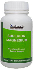 Xcel Health Superior Magnesium 90 Vege Capsules issues,magnesium,muscular,nervous,xcel health superior magnesium