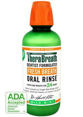 Therabreath Fresh Breath Oral Rinse (Mild Mint) Antigingivitis,Antiplaque Mouthrinse,Fights Gingivitis for 24 Hours,Fresh Breath Oral Rinse,Freshens Breath,Mouthrinse,oral,Oral Care,oral health,Oral Hygiene,oral hygiene support,Oral Rinse,Oral Spray,propo