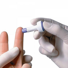 Roche Accuchek Safe-T-Pro adjustable penetration depth,almost pain free,ergonomically,gentle lancing,issues,LANCING DEVICE,neonates,Professional Lancing System,Safe-T-Pro,siliconised needle,Single-use,T-shape design