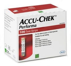 Roche Accuchek Performa Strips 100s Blood glucose Test strips,Easy-to-handle,issues,Performa meter,quick-fill strip
