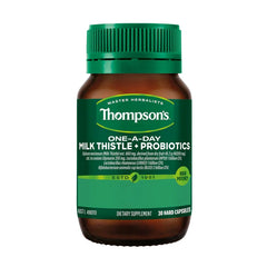 Thompson's One A Day Milk Thistle Probiotics Liver Health Digestive Support Dietary Supplement 30 Caps