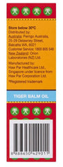 Tiger Balm Oil 57ml issues,joint pain,temporary relief of muscular aches,Tiger Balm Oil