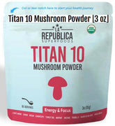 Titan 10 Mushroom Blend Powder 85 Servings coffee,Multi vitamins,multivitamins,Mushroom Coffee,Rich in vitamins and minerals,vitamins,Vitamins & Supplements,vitamins and minerals,Vitamins and Supplements,vitamins minerals