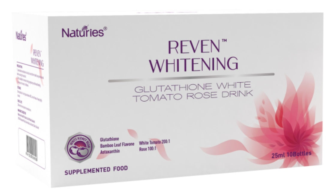 Naturies Reven Beauty Glutathione White Tomato Rose Drink 10s Beauty Glutathione,issues,Tomato Rose Drink,White Tomato Rose Beverage