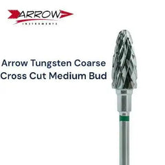Arrow - Tungsten Burrs Bud shape,Coarse,Fine,Medium and Small size,Standard Cross Cut Tungsten