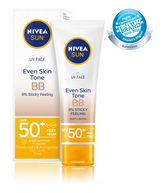 Nivea Sun UV Face BB Cream SPF 50+ Very High 50ml Tinted For Even Skin Tone Everyday Use