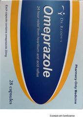Dr Reddy Omeprazole Capsules 20mg 28 pack acid reflux,acidity,bloating,dr reddy,indigestion,issues,losec,omeprazole,reflux