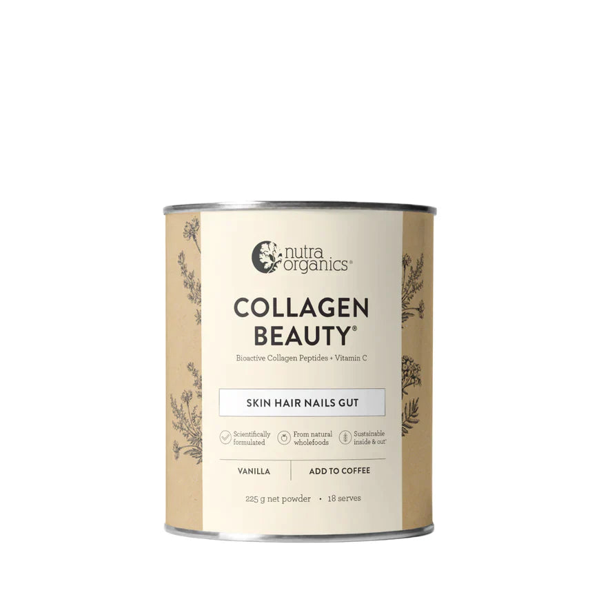 Nutra Organics Collagen For Coffee - Vanilla 225 gm beauty collagen,collagen,issues,marine collagen