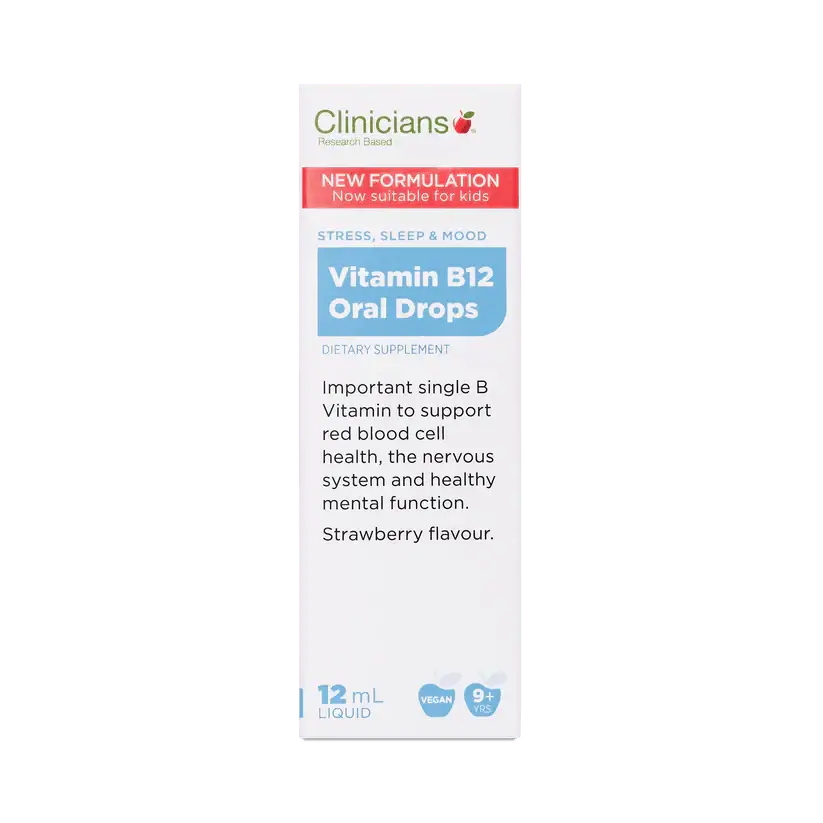 Clinicians Vitamin B12 Oral Drops 12 ml B12 oral drops,clinicians,clinicians vitamin B12,issues,vitB 12