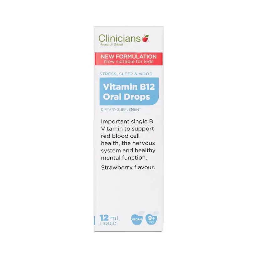 Clinicians Vitamin B12 Oral Drops 12 ml B12 oral drops,clinicians,clinicians vitamin B12,issues,vitB 12