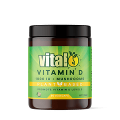 Vital Plant Based Vitamin D Supplement 60 Vegecaps