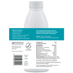 Superdose Liposomal Vitamin B Complex Advanced liposomes,crucial for cardiovascular health,Fully activated B complex,hair,healthy DNA,issues,Liposomal Magnesium,magnesium,nails,nervous system health,Poten-C,Poten-C Superdose Liposomal Magnesium,Poten-C Su